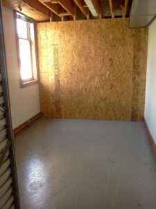 large indoor storage unit with window nc