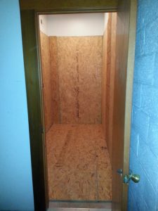 small storage unit with light nc