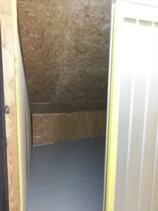 upstairs storage unit - slanted roof 40