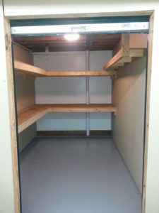 Storage Unit With Shelves & Lights Mebane NC Ready To Rent