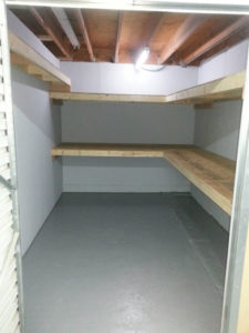 Ruffn Self Storage Mebane North Carolina Large Unit With Shelves